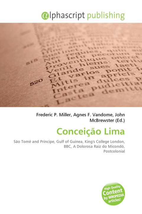 Kniha Conceição Lima Agnes F. Vandome