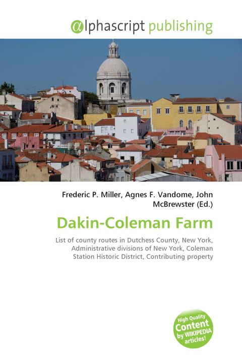 Knjiga Dakin-Coleman Farm Agnes F. Vandome