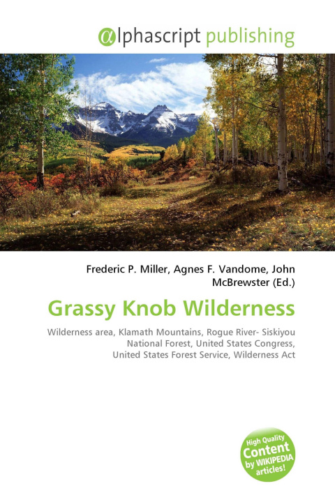 Knjiga Grassy Knob Wilderness Agnes F. Vandome