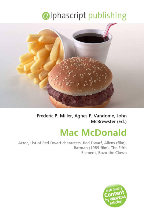 Könyv Mac McDonald Agnes F. Vandome