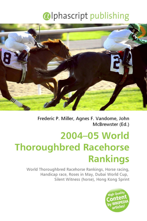 Kniha 2004-05 World Thoroughbred Racehorse Rankings Agnes F. Vandome