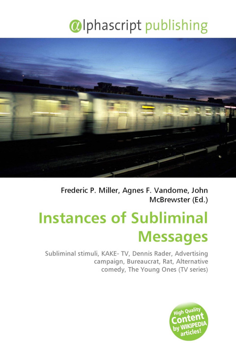 Książka Instances of Subliminal Messages Agnes F. Vandome