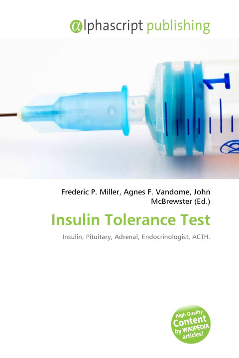 Kniha Insulin Tolerance Test Agnes F. Vandome
