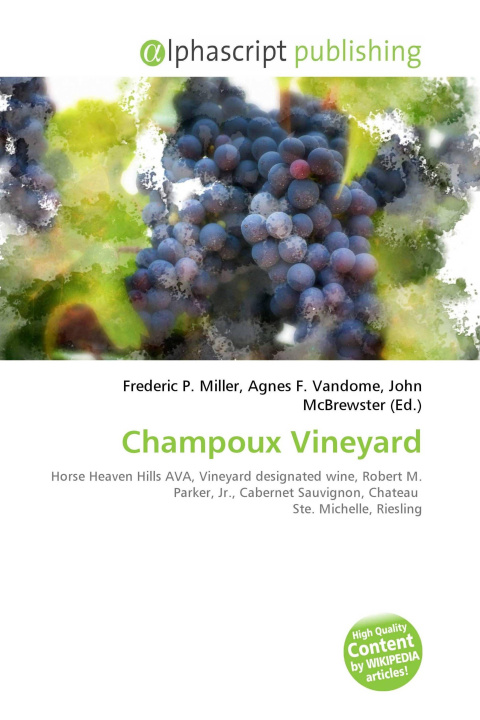 Kniha Champoux Vineyard Agnes F. Vandome