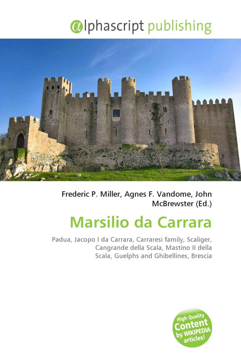 Kniha Marsilio da Carrara Agnes F. Vandome