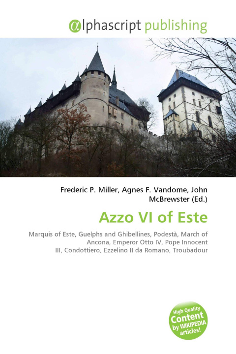 Libro Azzo VI of Este Agnes F. Vandome
