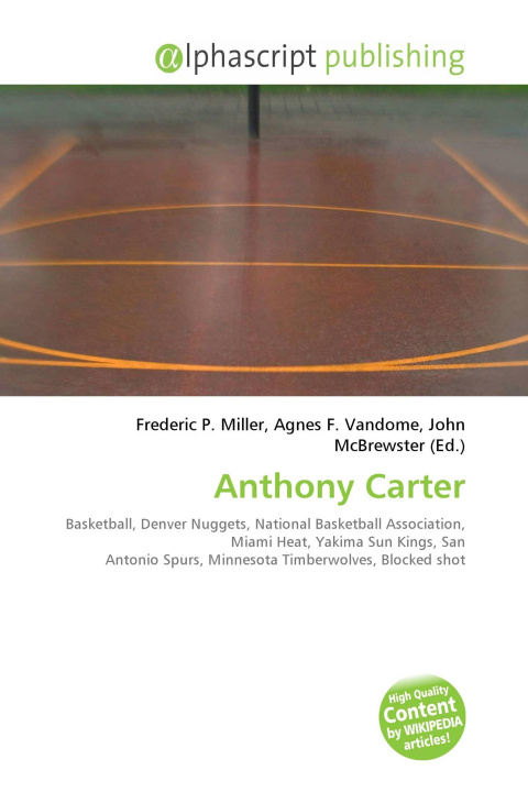 Kniha Anthony Carter Agnes F. Vandome