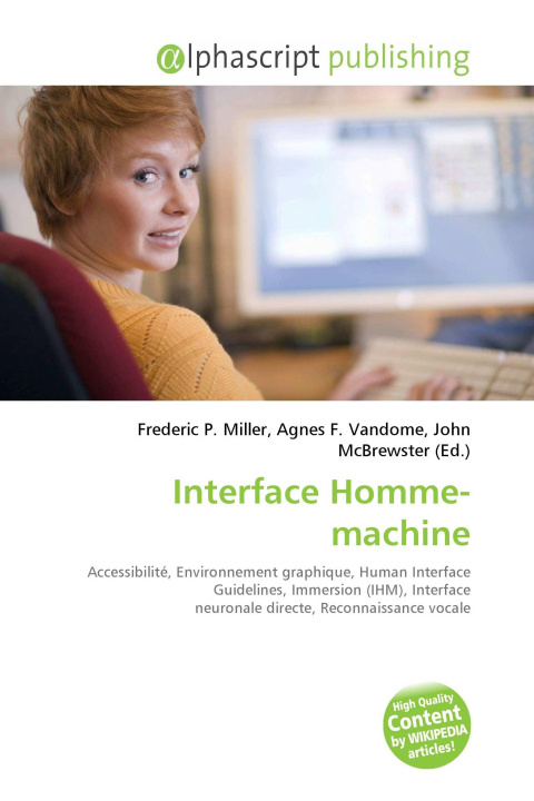 Kniha Interface Homme-machine Agnes F. Vandome