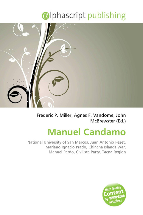 Kniha Manuel Candamo Agnes F. Vandome