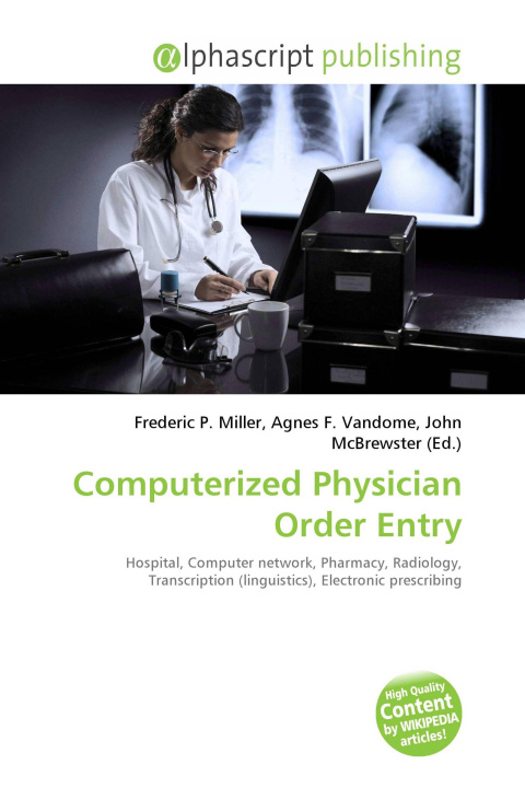 Kniha Computerized Physician Order Entry Agnes F. Vandome