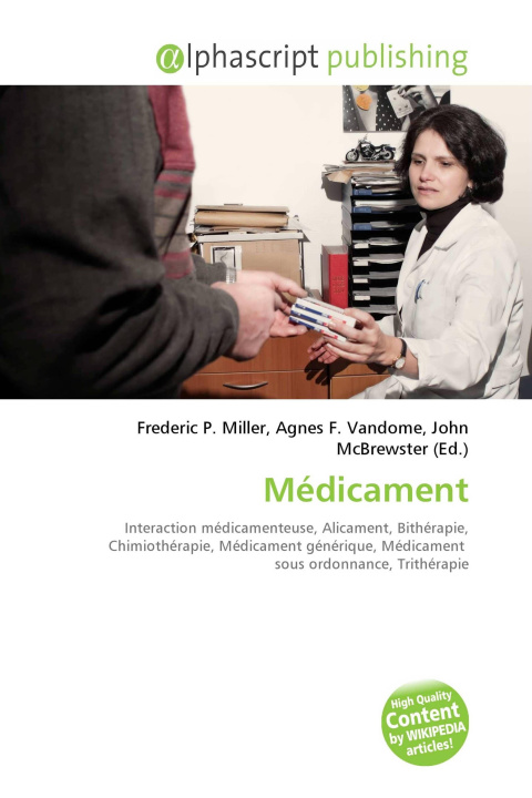 Libro Médicament Agnes F. Vandome