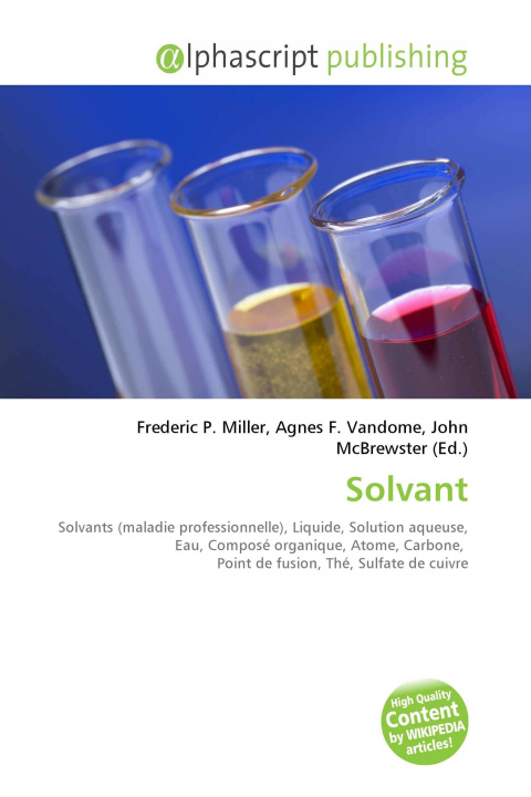 Kniha Solvant Agnes F. Vandome