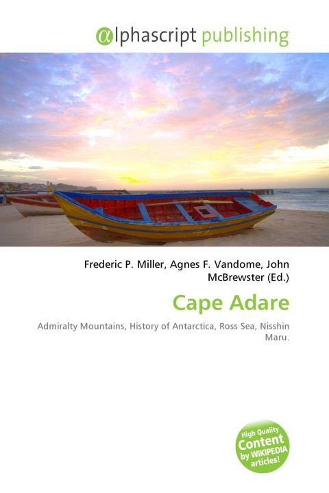 Kniha Cape Adare Agnes F. Vandome