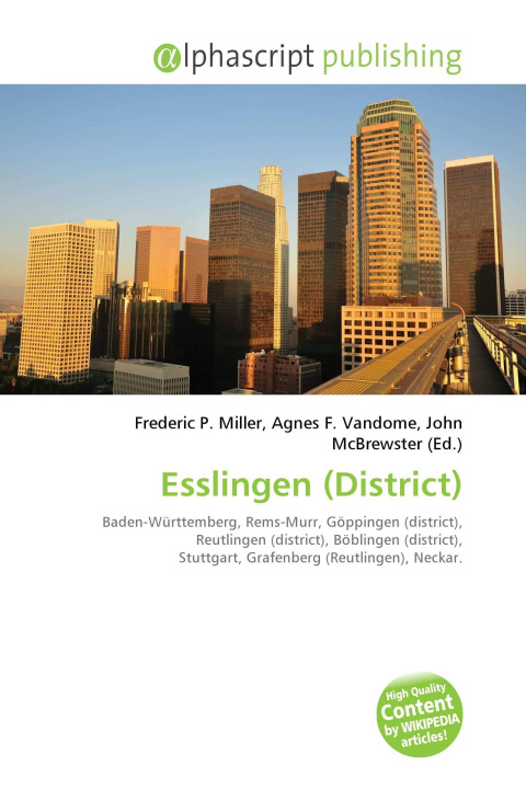 Kniha Esslingen (District) Agnes F. Vandome