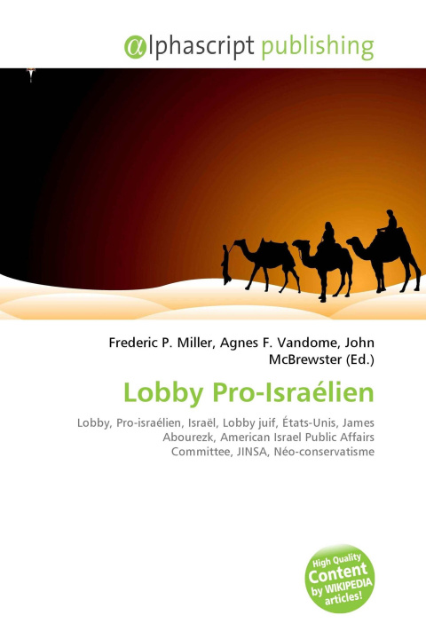 Kniha Lobby Pro-Israélien Agnes F. Vandome