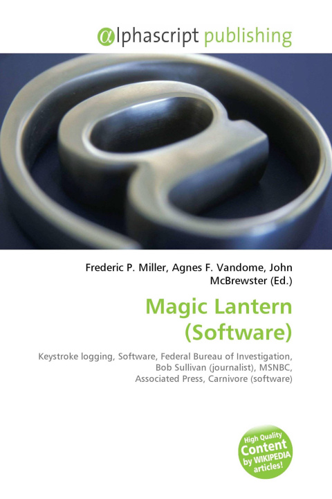Könyv Magic Lantern (Software) Agnes F. Vandome