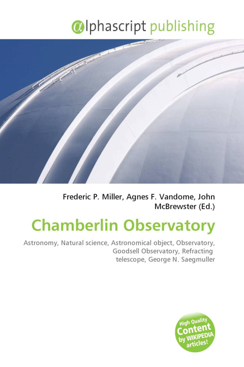 Kniha Chamberlin Observatory Agnes F. Vandome