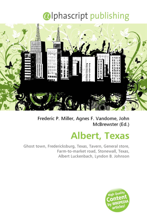 Knjiga Albert, Texas Agnes F. Vandome