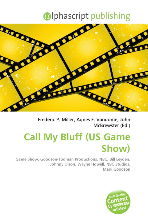 Kniha Call My Bluff (US Game Show) Agnes F. Vandome