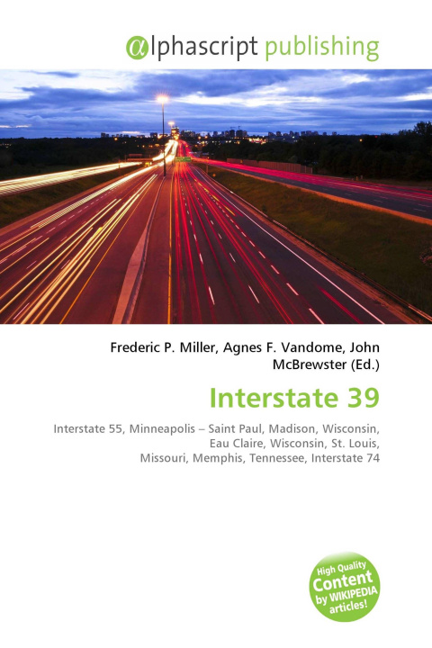 Kniha Interstate 39 Agnes F. Vandome