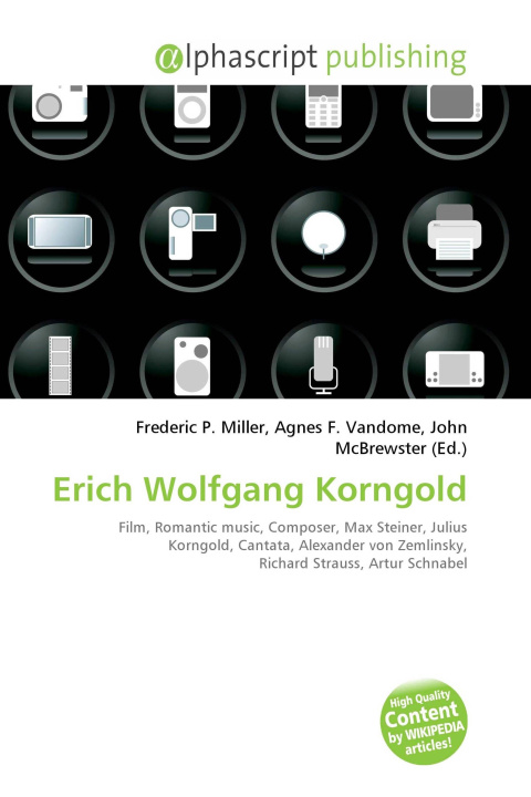 Kniha Erich Wolfgang Korngold Agnes F. Vandome