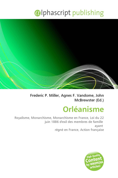 Kniha Orléanisme Agnes F. Vandome
