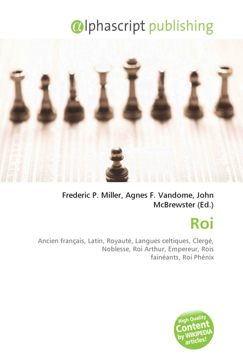 Könyv Roi Agnes F. Vandome
