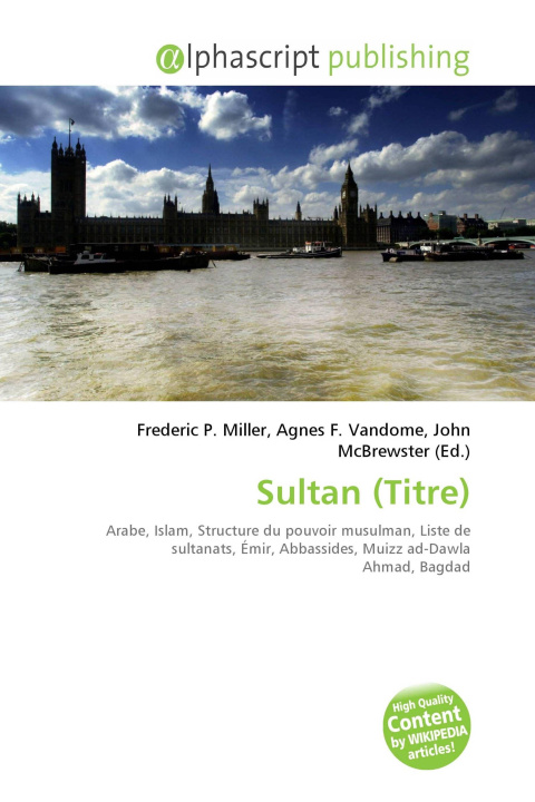 Kniha Sultan (Titre) Agnes F. Vandome