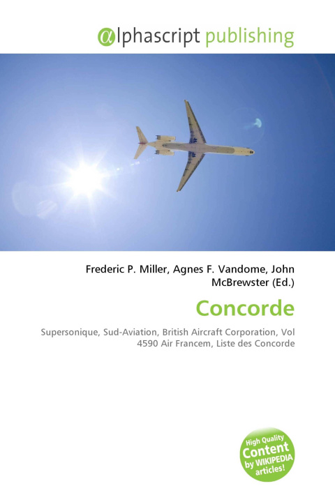 Könyv Concorde Agnes F. Vandome