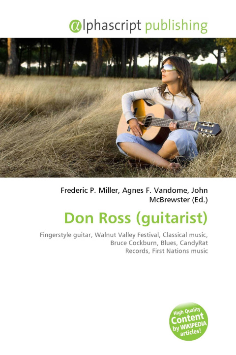 Kniha Don Ross (guitarist) Agnes F. Vandome