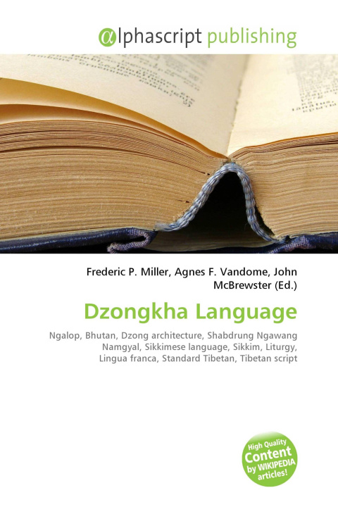 Könyv Dzongkha Language Agnes F. Vandome