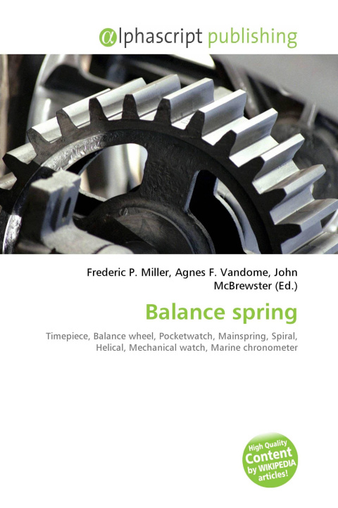 Kniha Balance spring Agnes F. Vandome