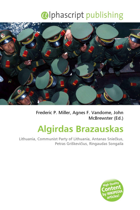 Kniha Algirdas Brazauskas Agnes F. Vandome