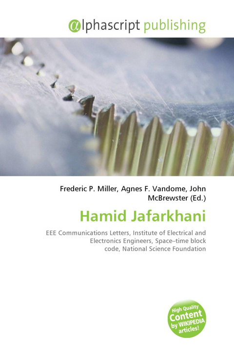 Kniha Hamid Jafarkhani Agnes F. Vandome