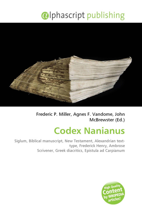 Knjiga Codex Nanianus Agnes F. Vandome