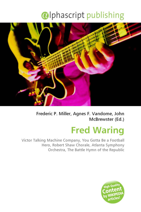 Kniha Fred Waring Agnes F. Vandome
