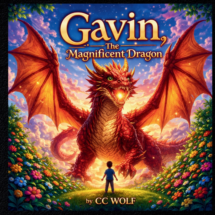 Libro GAVIN THE MAGINIFICENT DRAGON C C WOLF