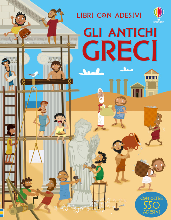 Knjiga antichi Greci. con adesivi Fiona Watt