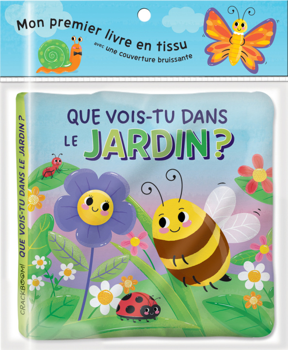 Kniha Mon premier livre en tissu - Que vois-tu dans le jardin ? Corinne Delporte