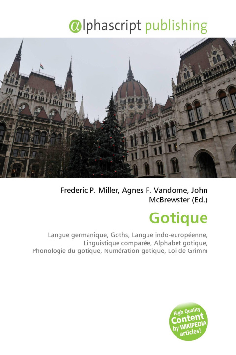 Kniha Gotique Agnes F. Vandome