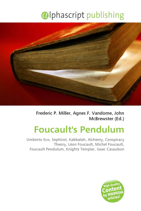 Kniha Foucault's Pendulum Agnes F. Vandome