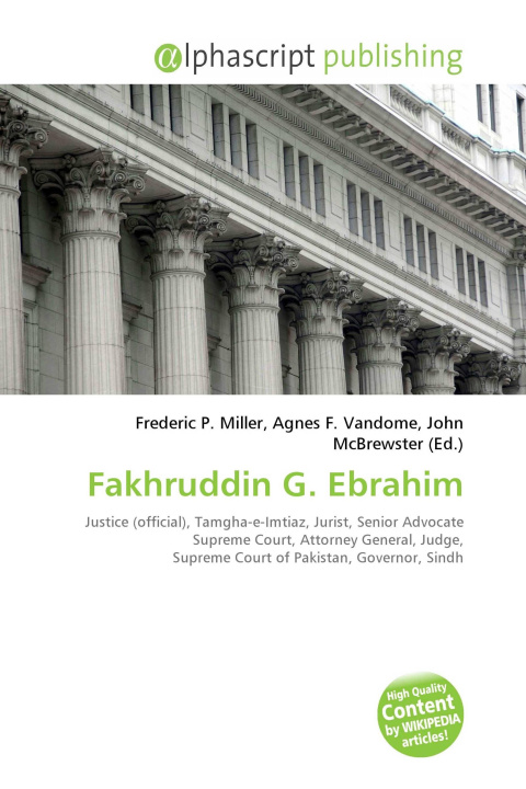 Könyv Fakhruddin G. Ebrahim Agnes F. Vandome