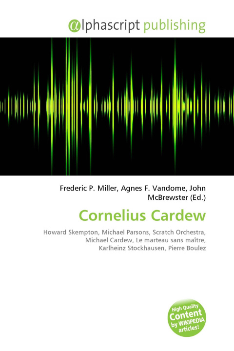 Kniha Cornelius Cardew Agnes F. Vandome