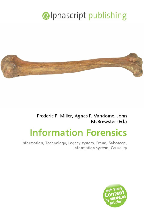 Kniha Information Forensics Agnes F. Vandome
