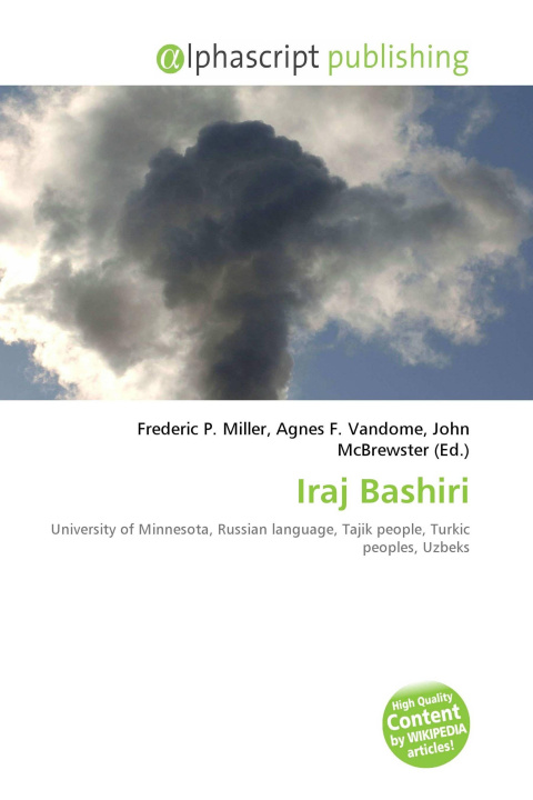 Kniha Iraj Bashiri Agnes F. Vandome