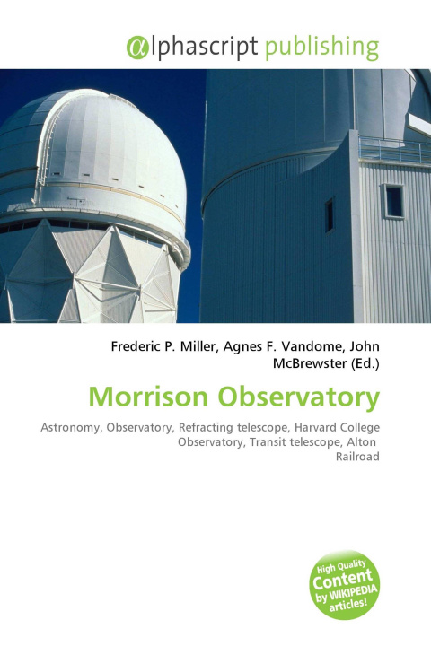 Kniha Morrison Observatory Agnes F. Vandome