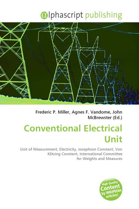 Kniha Conventional Electrical Unit Agnes F. Vandome