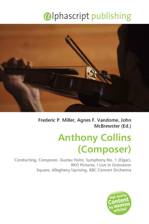 Kniha Anthony Collins (Composer) Agnes F. Vandome