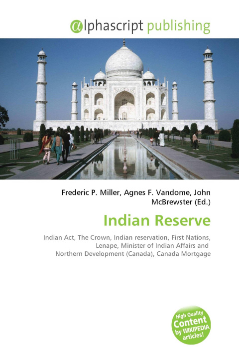 Kniha Indian Reserve Agnes F. Vandome