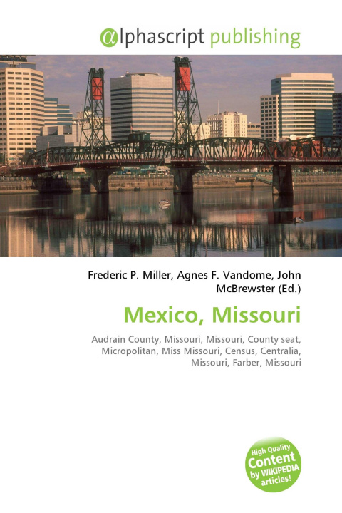 Kniha Mexico, Missouri Agnes F. Vandome